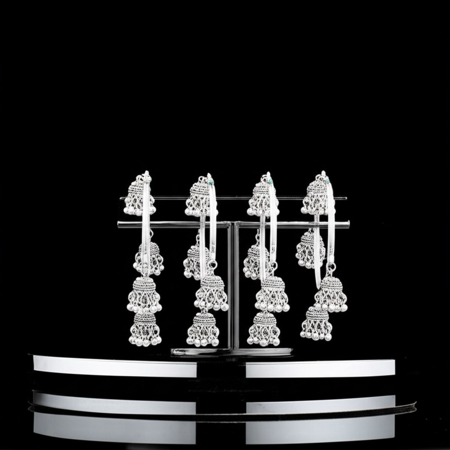 809124 Classic Bangles With Oxidised Plating-Size 2.4 & 2.6