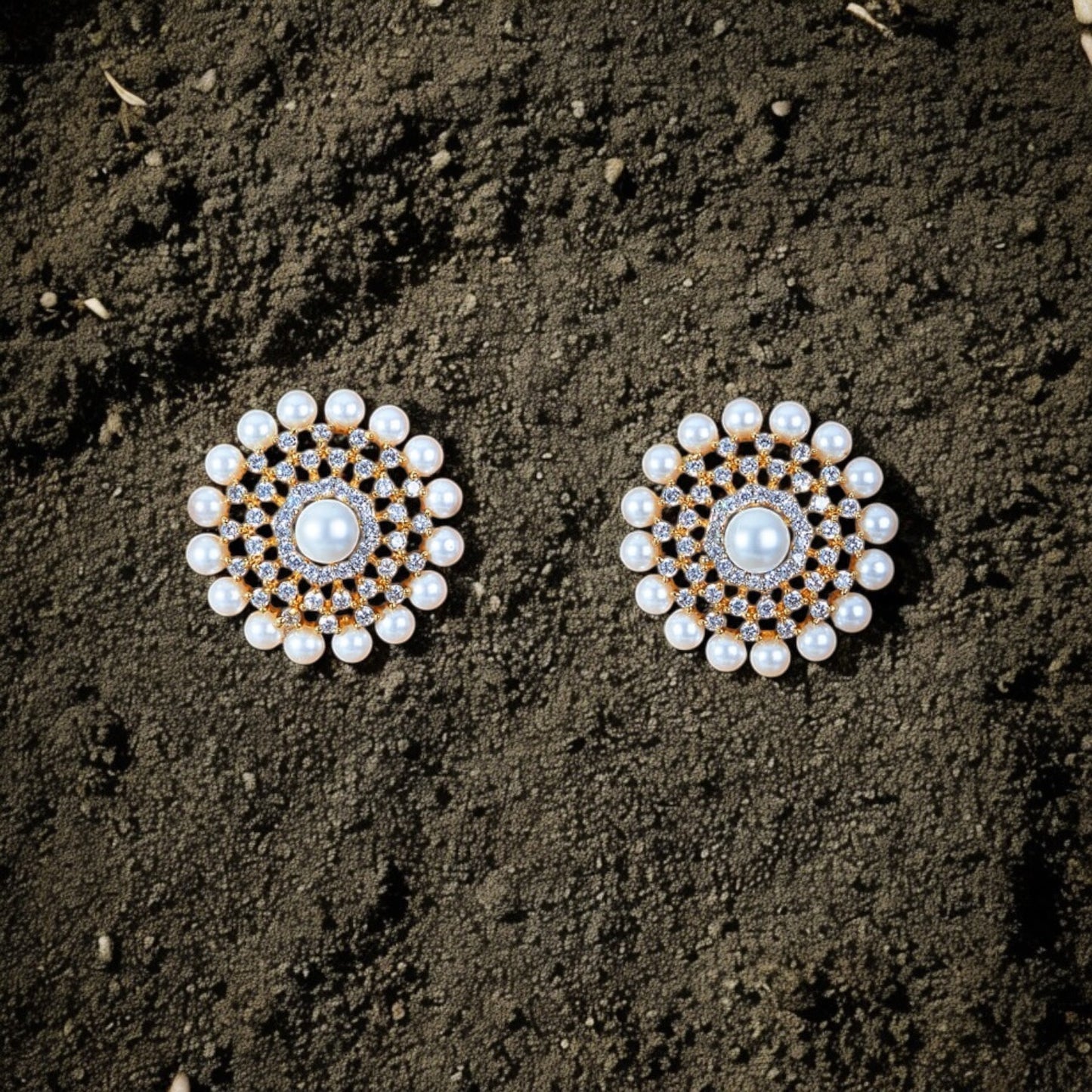 434852 Cz Classic Tops With 2 Tone Rhodium Plating