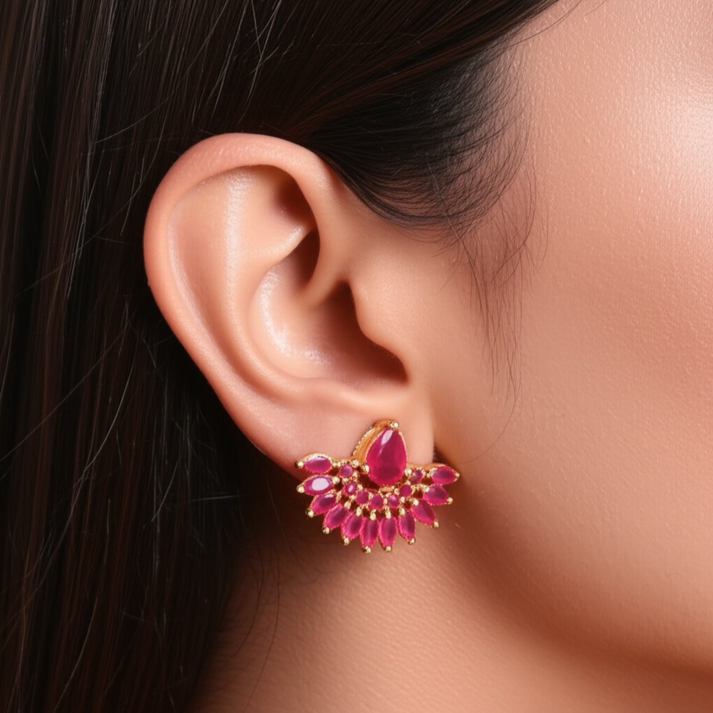 433162 Cz Classic Tops With Gold Plating