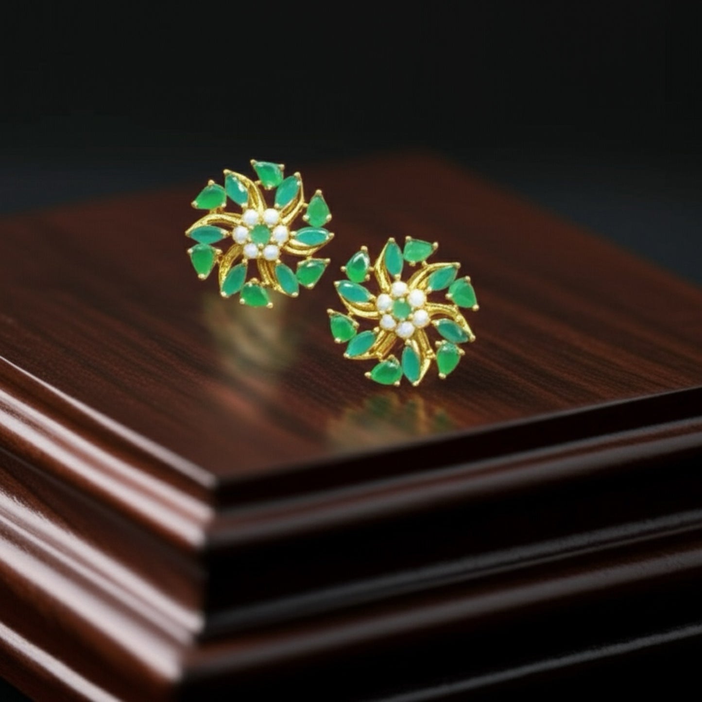 429409 Cz Classic Tops With Rhodium 2 Tone Plating