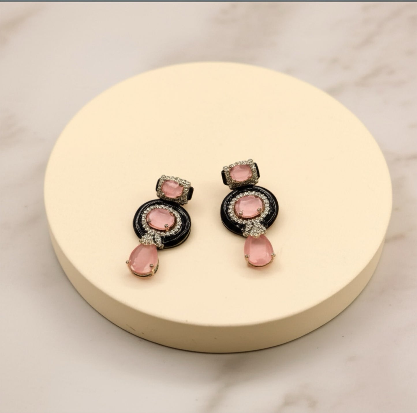 93459-ER Earring With Gold/Rhodium Plating