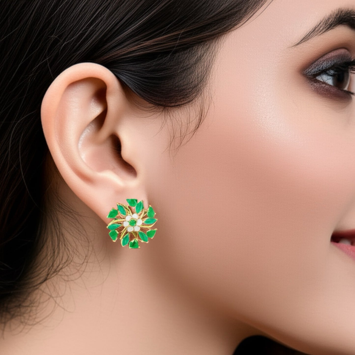 429409 Cz Classic Tops With Rhodium 2 Tone Plating