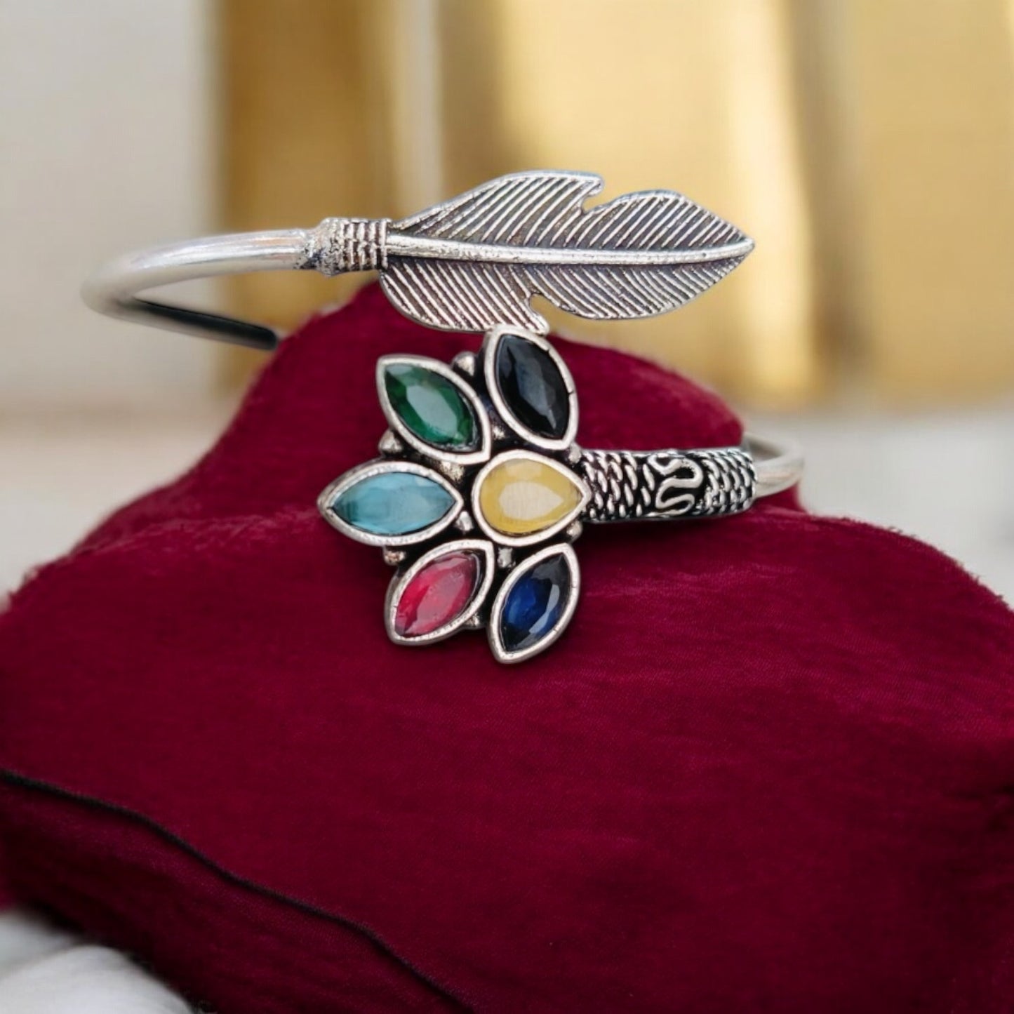 91359 BRO Classic Kada With Oxidised Plating-Multi