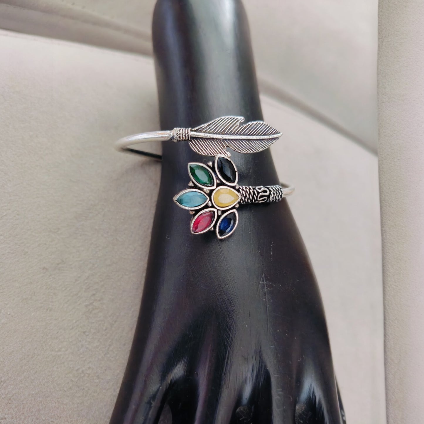 91359 BRO Classic Kada With Oxidised Plating-Multi