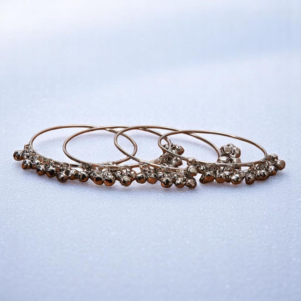 808459 Classic Bangles With Oxidised Plating-Size 2.4 & 2.6