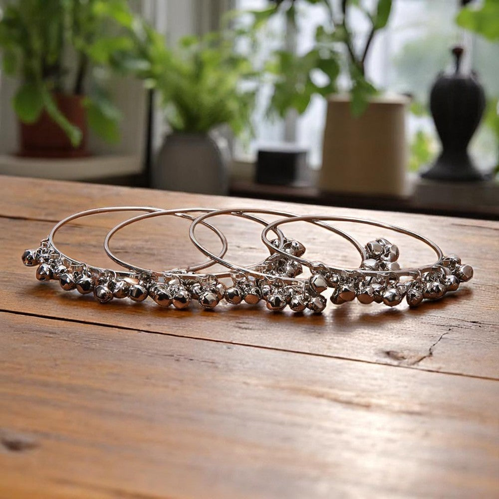 808459 Classic Bangles With Oxidised Plating-Size 2.4 & 2.6