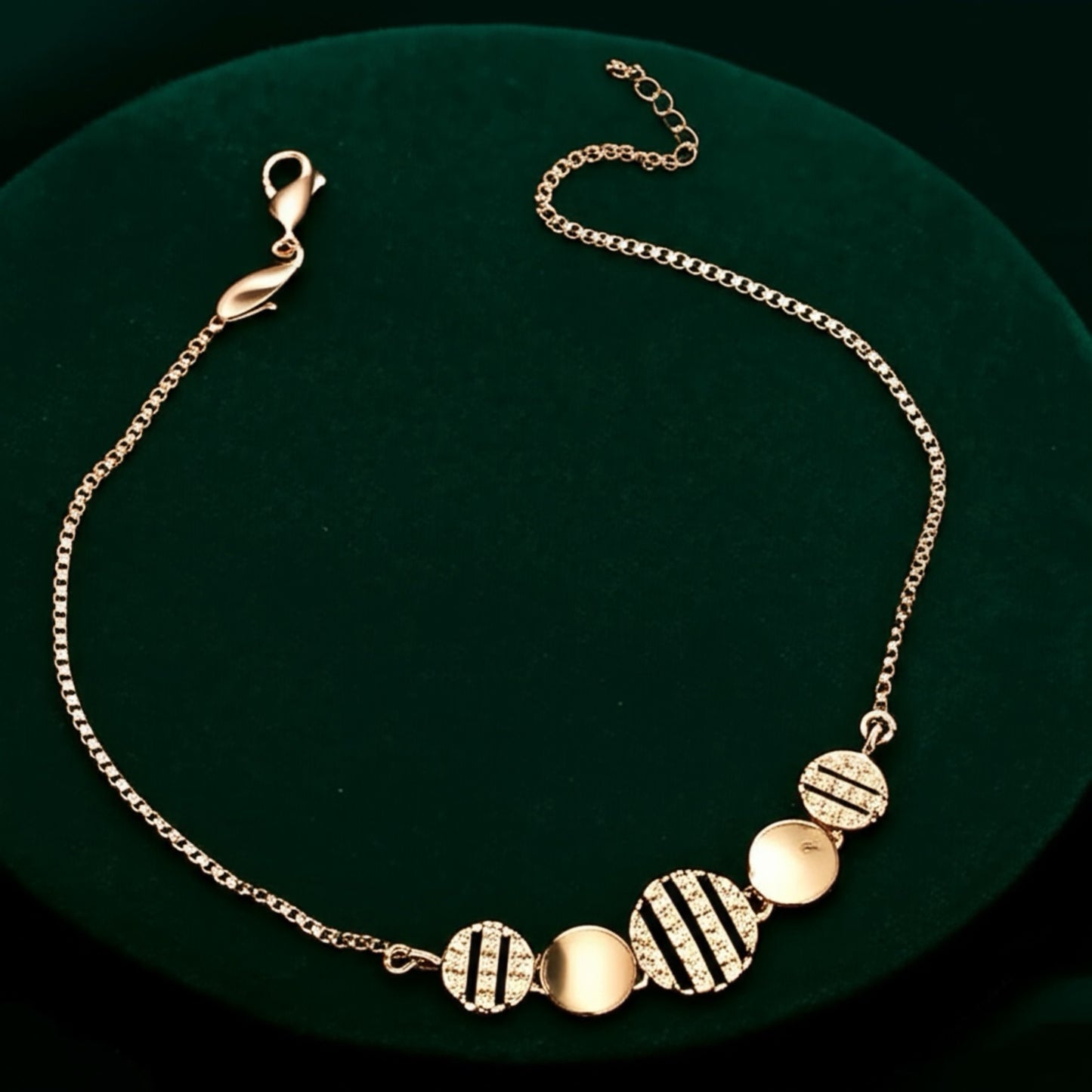 35112 Adjustable Bracelet With Rhodium Plating