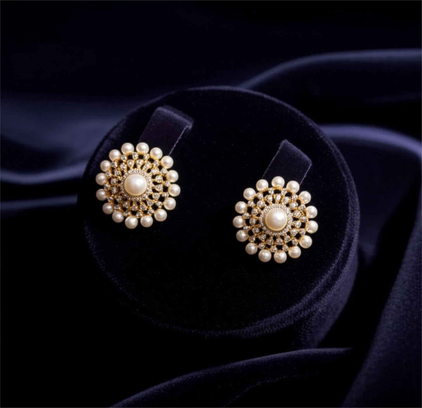 434852 Cz Classic Tops With 2 Tone Rhodium Plating