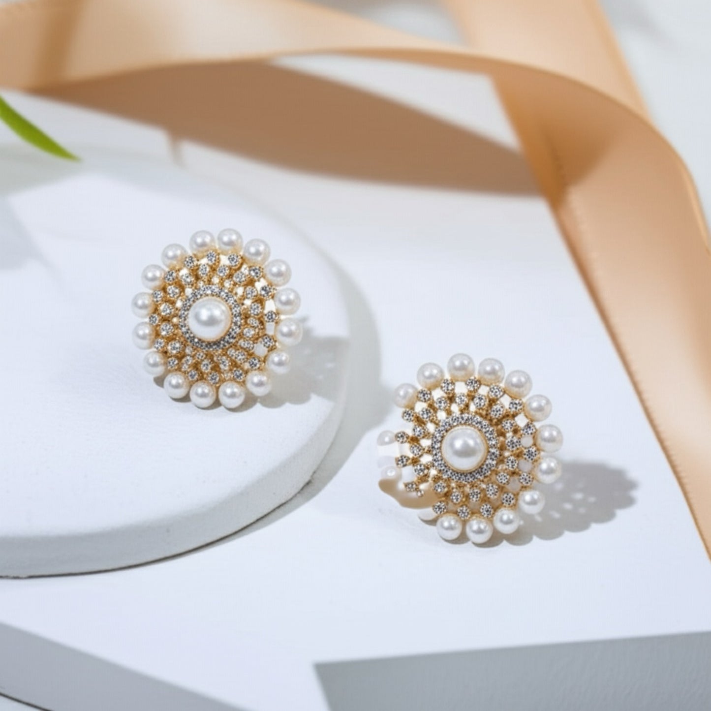 434852 Cz Classic Tops With 2 Tone Rhodium Plating