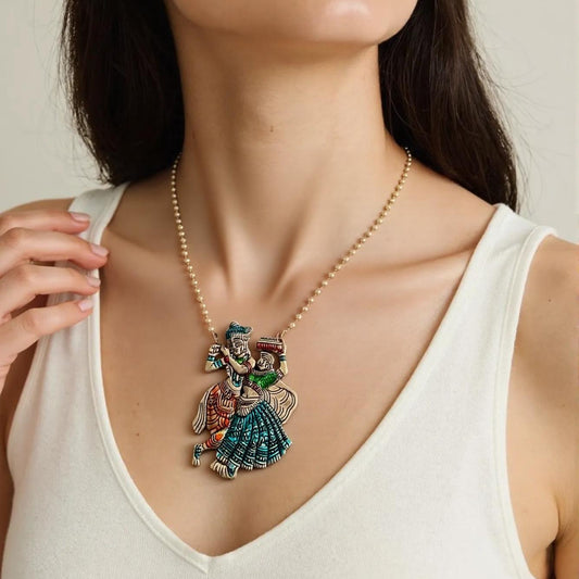 91999-PSO Pendant Set With Oxidized Plating