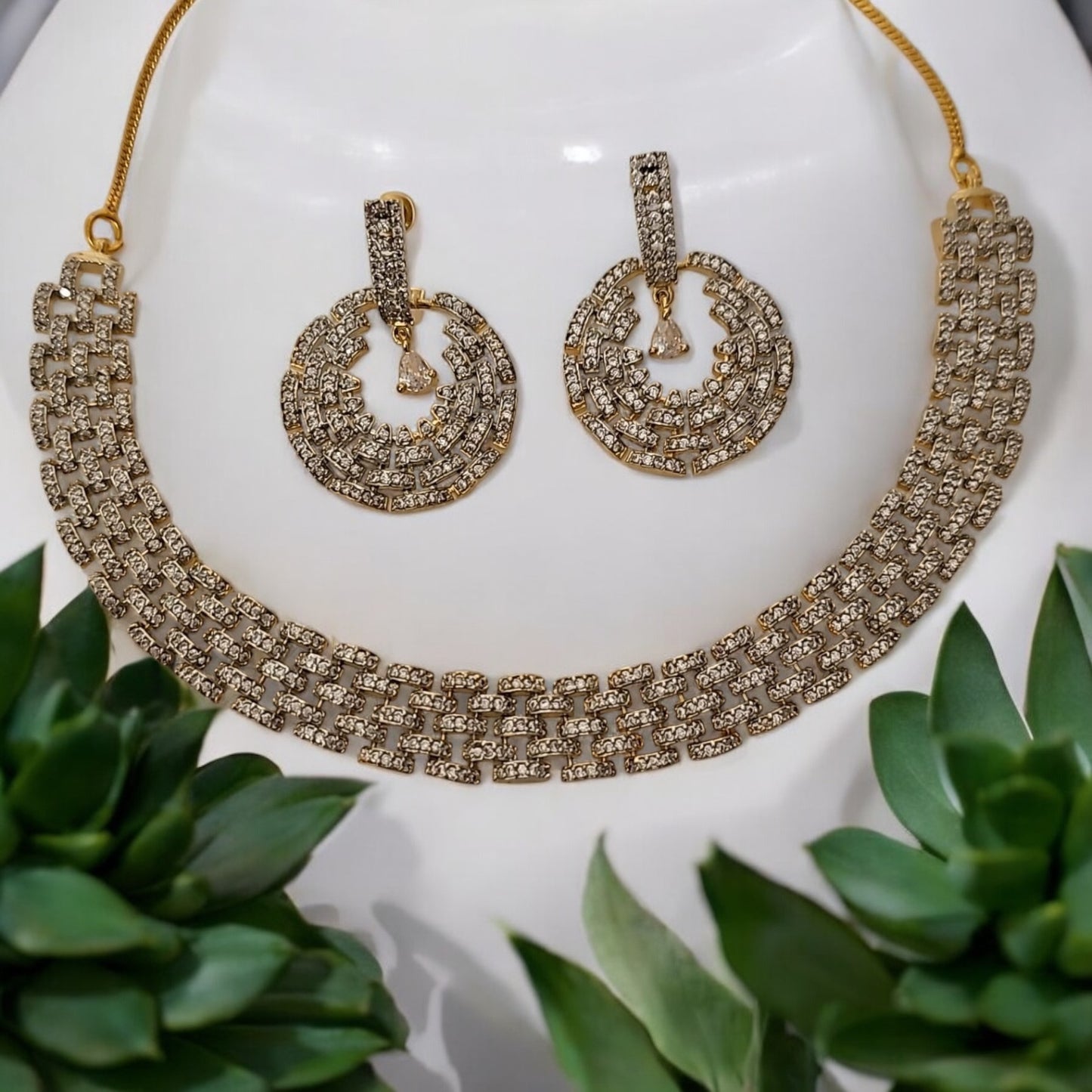 99609-NS Cz Delicate Necklace