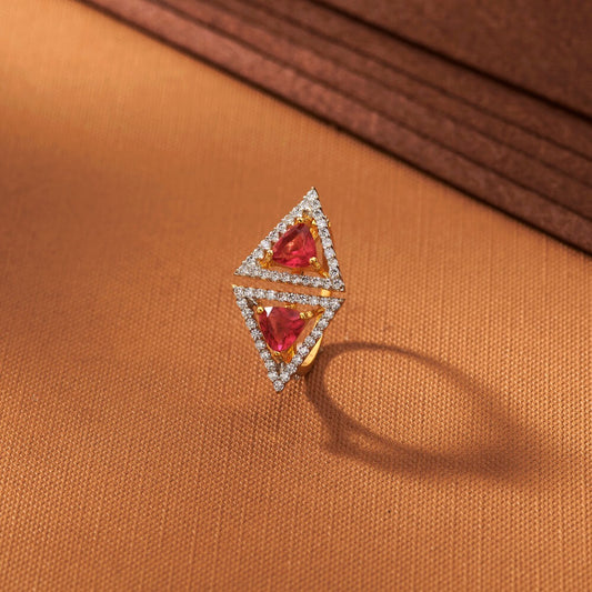 431809 Cz Adjustable Ring Rani