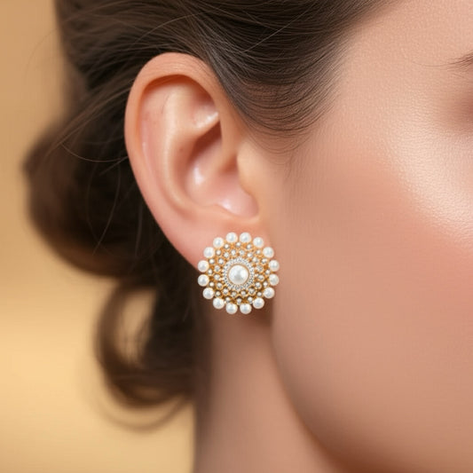 434852 Cz Classic Tops With 2 Tone Rhodium Plating