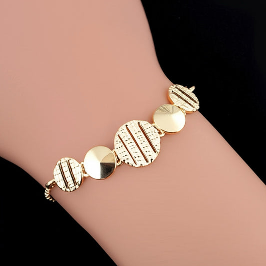 35112 Adjustable Bracelet With Rhodium Plating