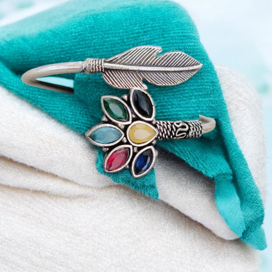 91359 BRO Classic Kada With Oxidised Plating-Multi